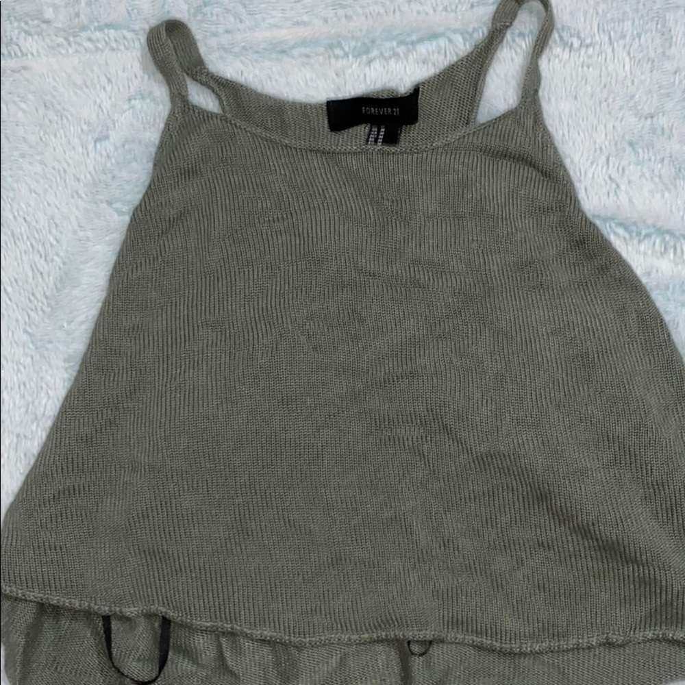 Knit tank top